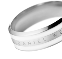 Anello Daniel Wellington Donna CLASSIC RING SATIN WHITE in Acciaio DW00400050 - DW00400050